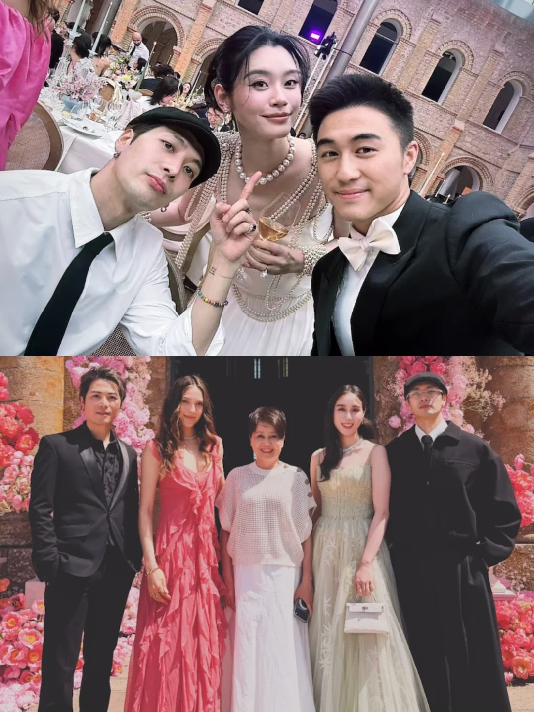 王嘉尔IG终于发何猷君奚梦瑶婚礼合照啦！