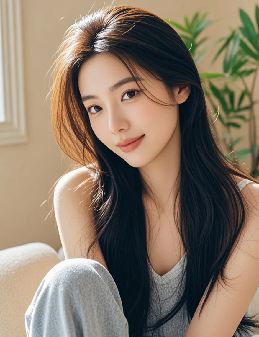 容颜精致如画，气质独特如诗。