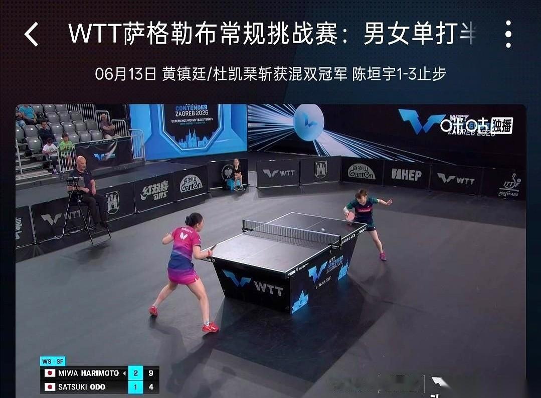 赛场上，张本美和3:1，直接把大藤沙月惊人的18连胜给摁停了！这球打完，所有人都