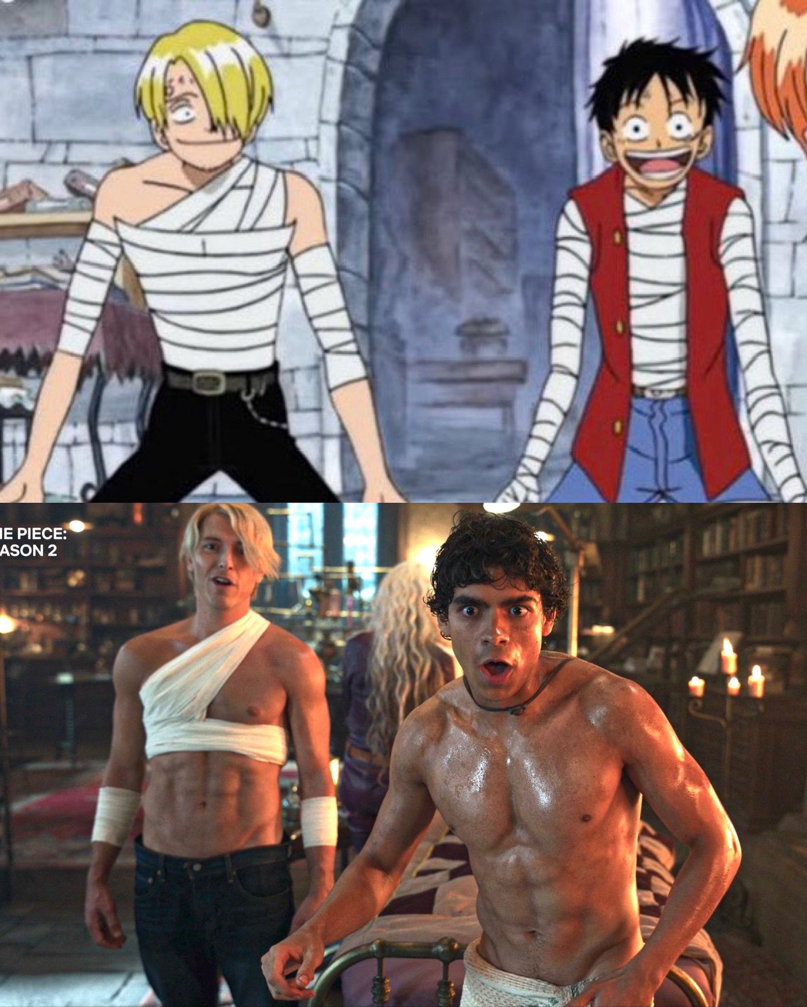 海贼王海贼王动画与真人版