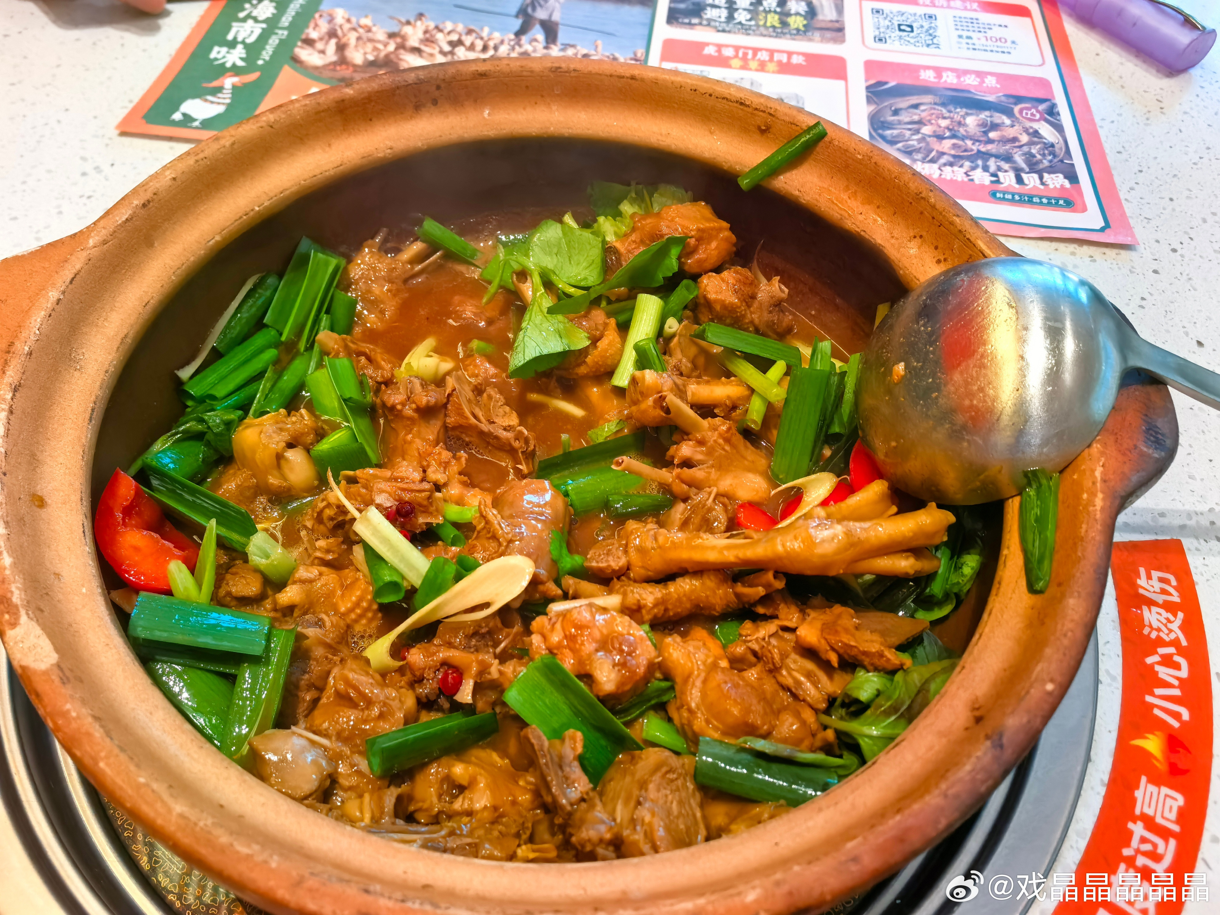 海南菜最喜欢吃的是这道虎婆香草鸭，吃了好几次，鸭子是海鸭，吃海鲜长大的，肉质很鲜