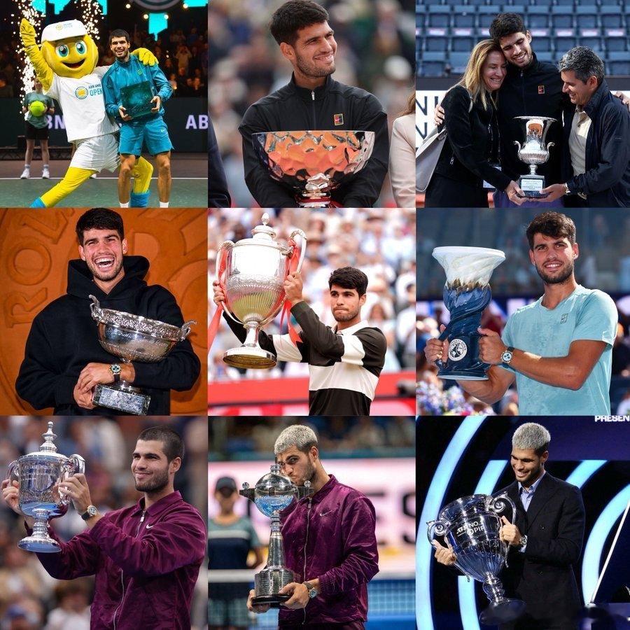 盘点一下阿尔卡拉斯的2025赛季，一整个赛季阿卡表现的都令人惊叹，尤其是澳洲硬地