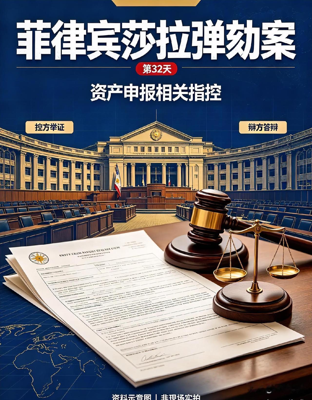 🌏📌⚖️菲律宾莎拉弹劾案进入第32天，多方表态释放重要信号当地时间10