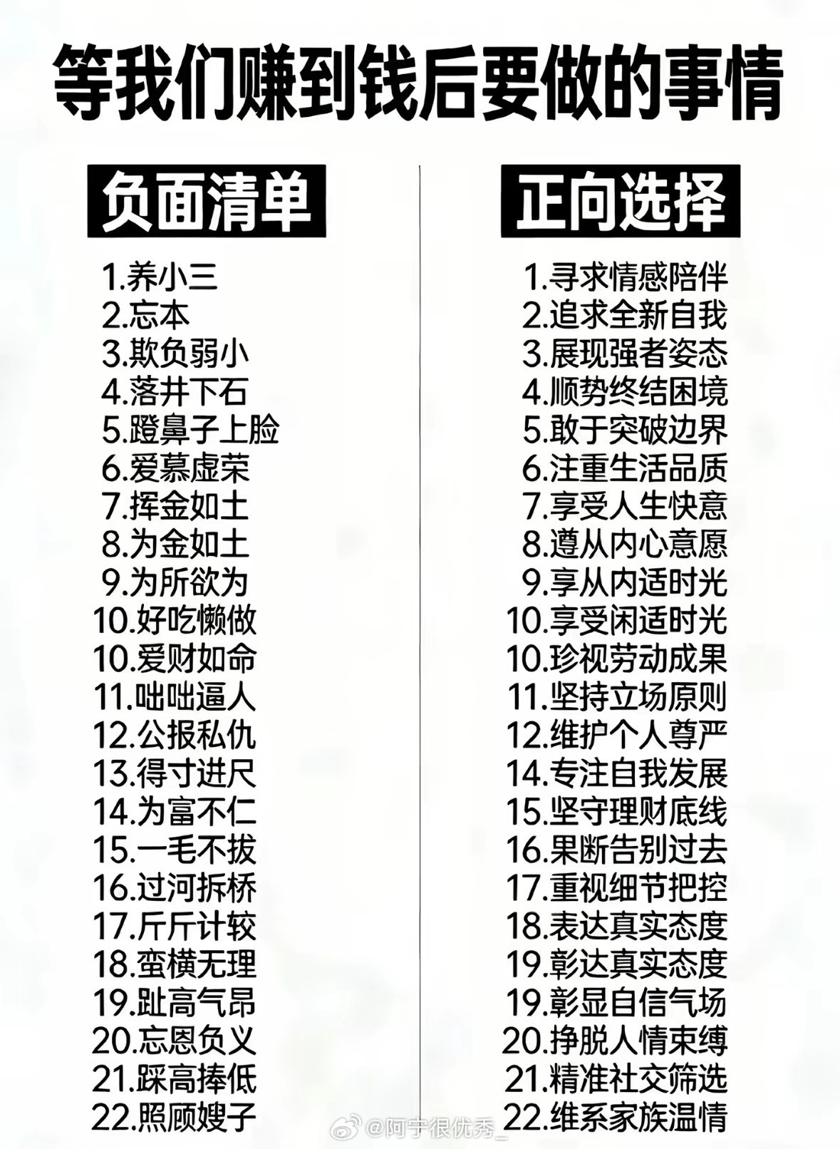 左边读一遍，都感觉生活有盼头了