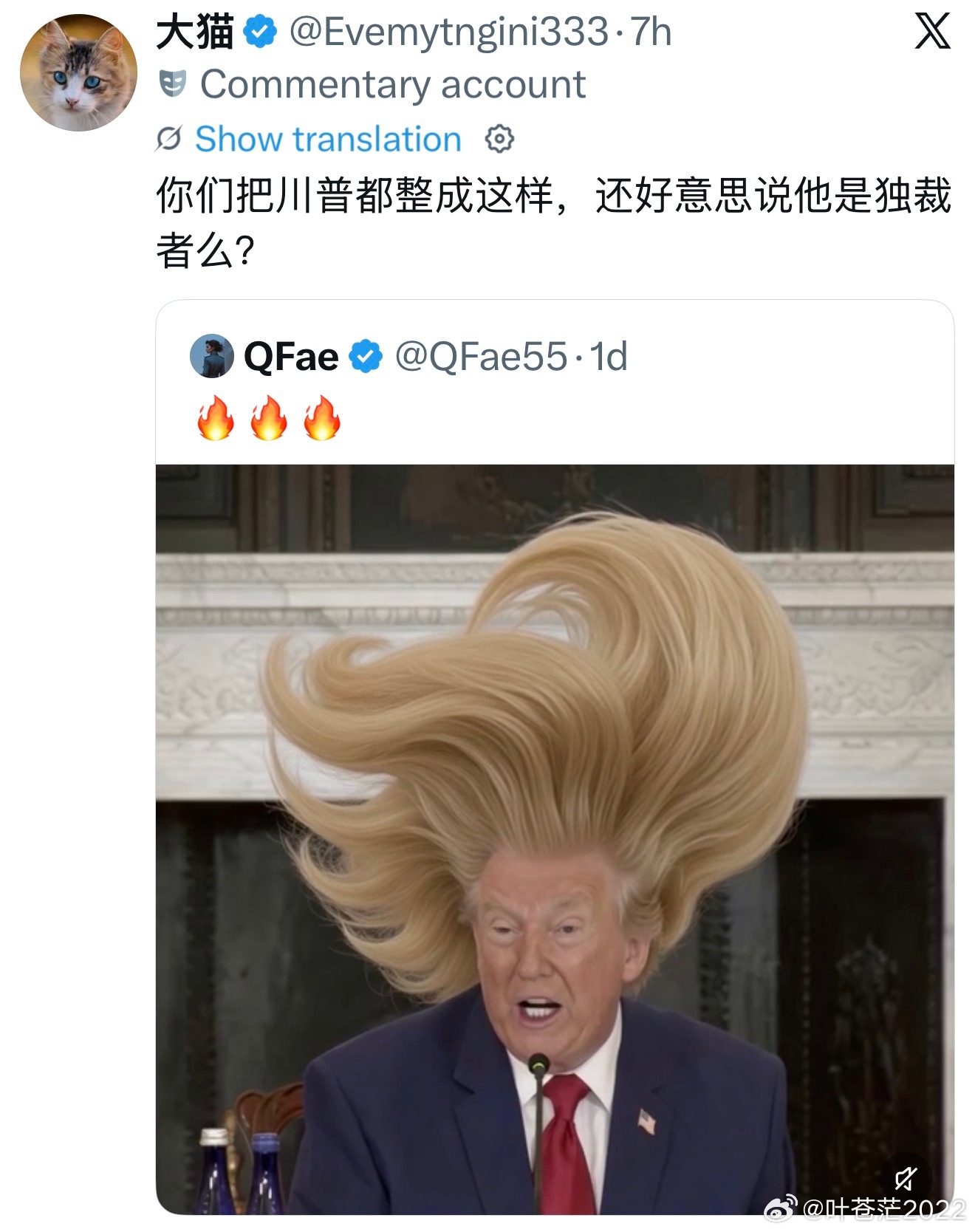 左派可以一边用最卑劣的手段攻击、污蔑、暗杀、起诉川普，一边口口声声骂川普是赌彩者