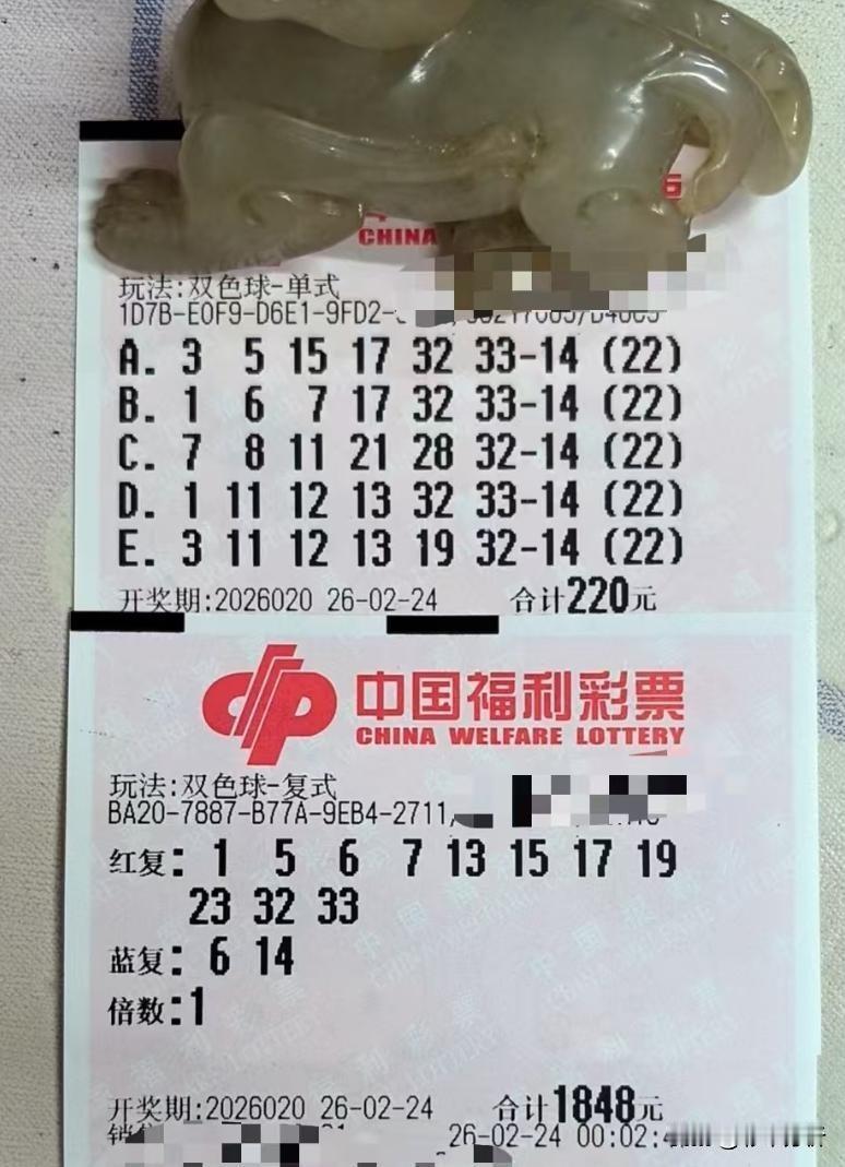 新年首票亮相！江苏老哥的1848复式和22注票在00:02就已打出，系统刚重启就