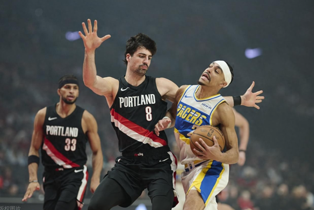 开拓者131-111大胜步行者，杨瀚森垃圾时间亮相贡献5分1篮板