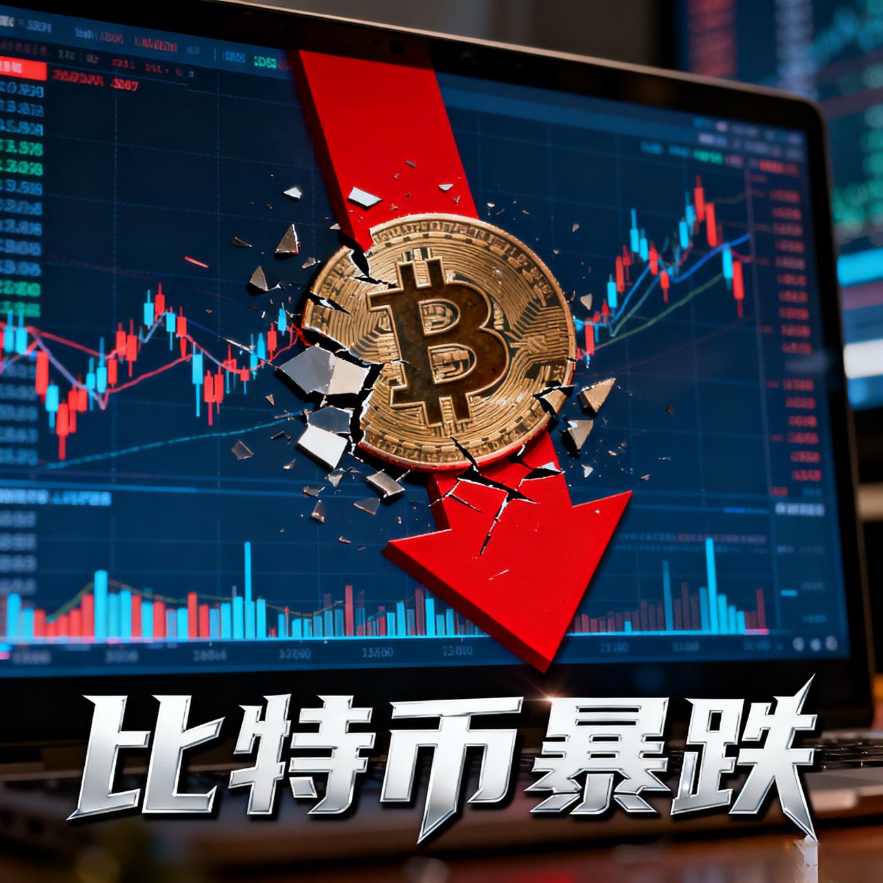 比特币去中心化的神话破灭！它不跌谁跌！嘴在硬也抵消不了核心故事“去魅”。