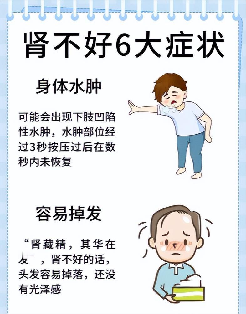 肾不好的6个症状