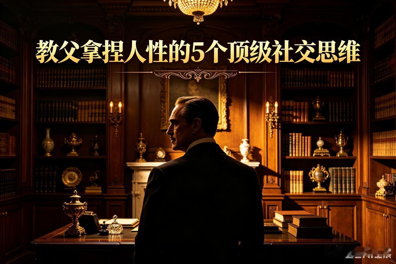 《教父》里最狠的5个社交潜规则：不吼不叫，就能让人心甘情愿听你的很多人都以为