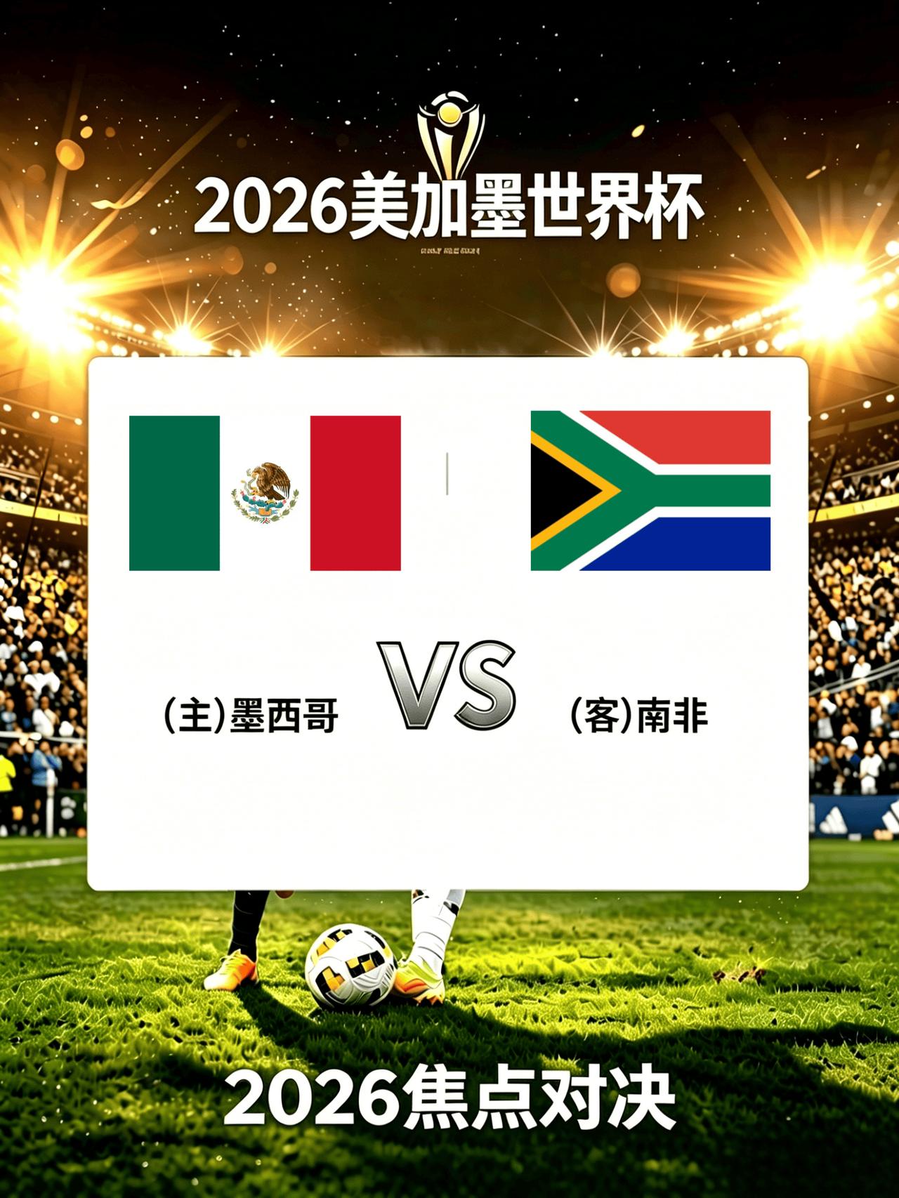 2026世界杯揭幕战：墨西哥vs南非——宿命轮回，魔咒难破一、百年魔咒：