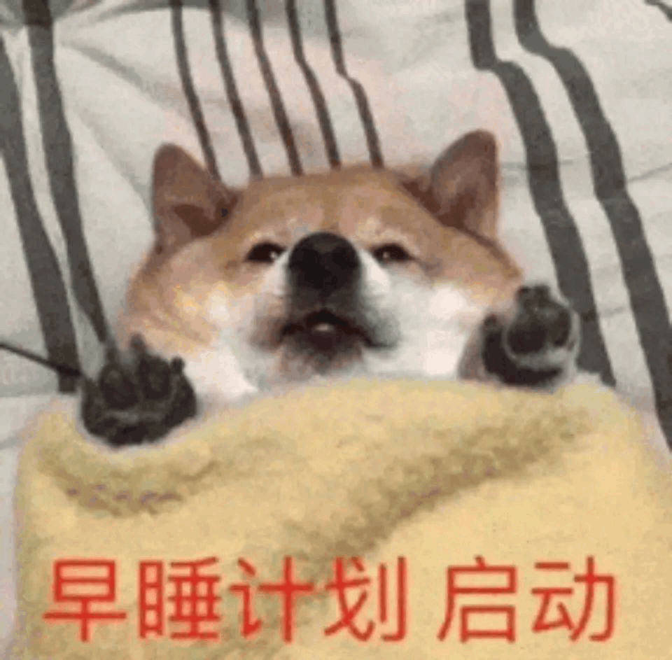 早睡计划启动！晚安玛卡巴卡​​​