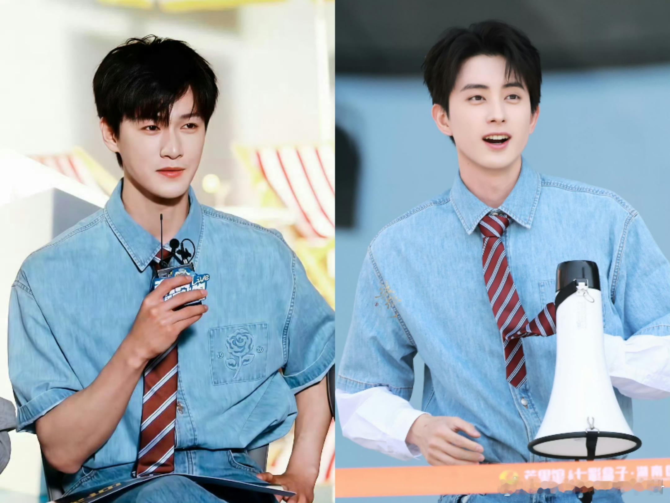 李昀锐敖瑞鹏同框造型！为谁心动？