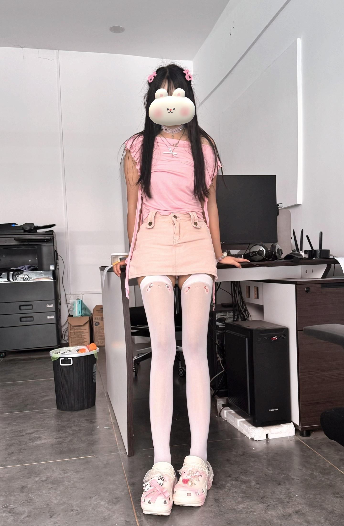 今天是粉色系👚……