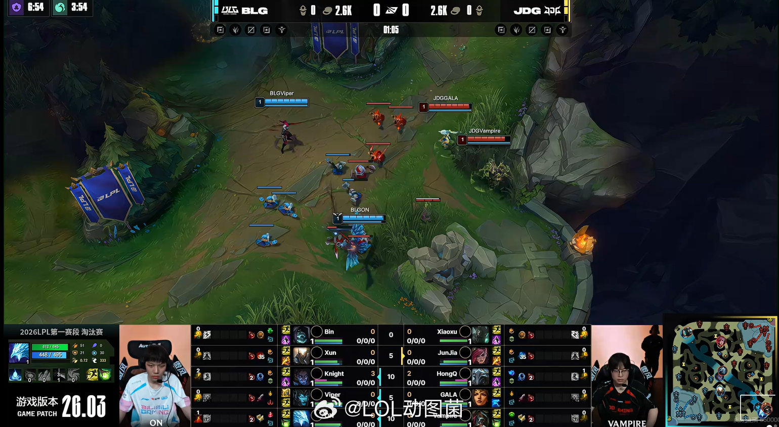 还有骚东西！BLG对阵JDG决胜局ON掏出冰鸟辅助BLG对战JDG决胜局，BL