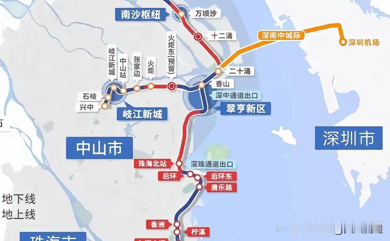 南中珠城际二次环评,对争议调整点的处理让人叹服!第一争议调整点是取消了原规划中