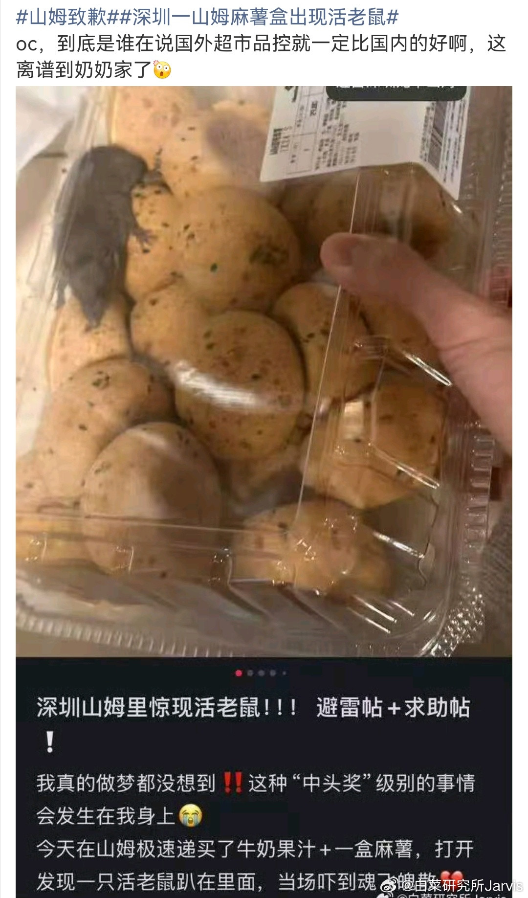 山姆有机冻干草莓厂家农残重金属超标山姆啊，每次扫黄都有你，这么个作法，就算户子再