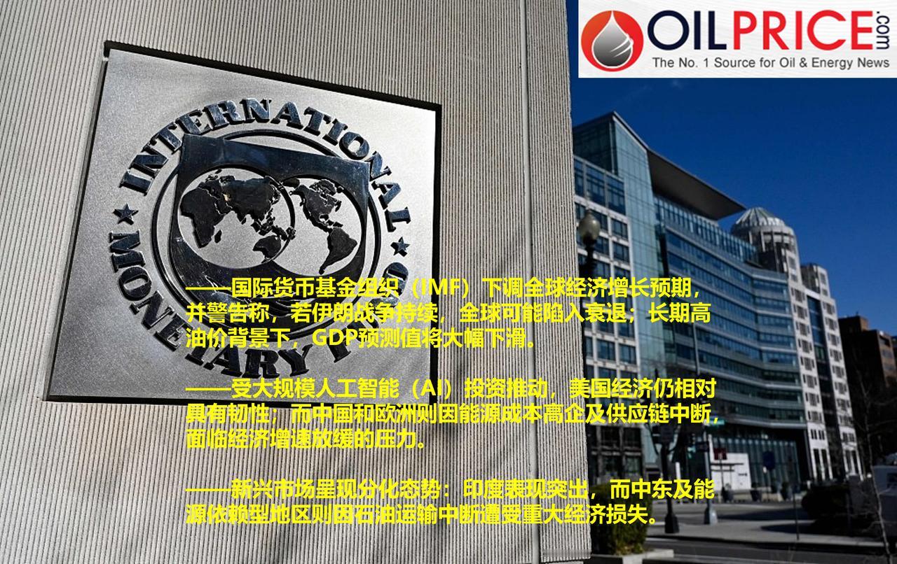 全球GDP预期下调！IMF发出衰退警报，中美欧印命运大不同国际货币基金组织（