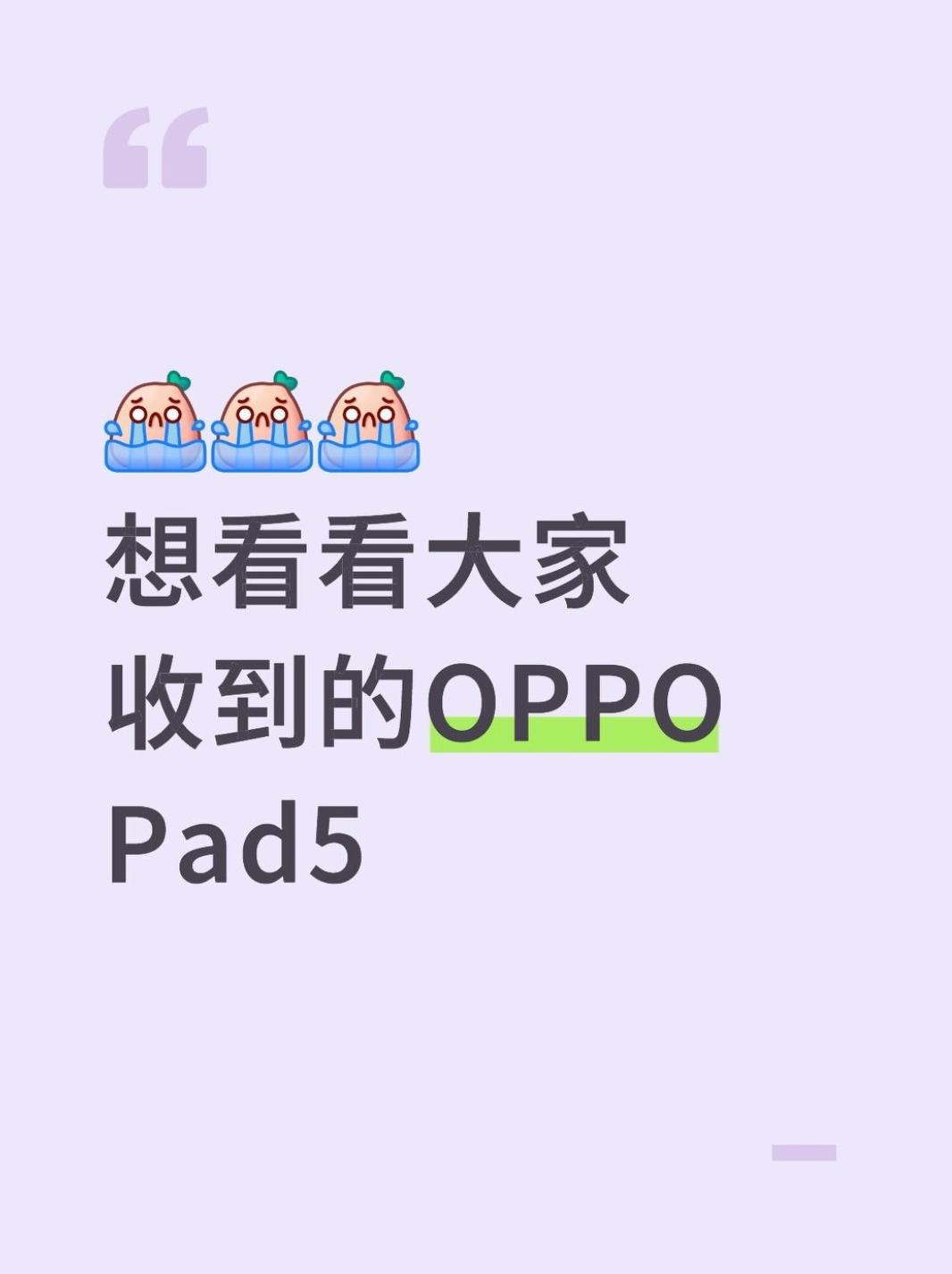想看看大家手上的OPPOPad5现在想换平板的心情达到了顶峰之前的老板子
