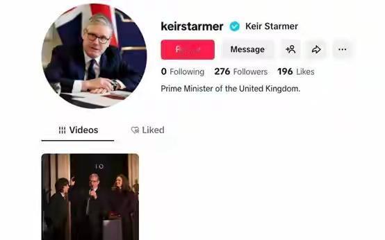 从英国首相在TikTok上注册个人帐号想到的。据英国《每日电讯报》12月8日报