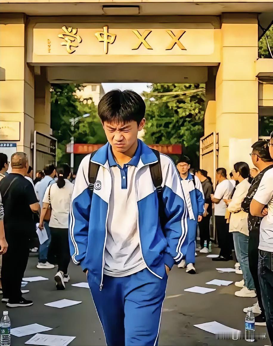 今天下午，数学卷子一发，考场瞬间成了大型“心碎现场”。本以为语文试水后能稳住心