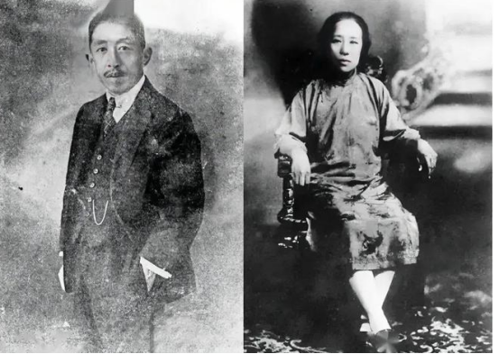 新婚之夜，20岁的新郎廖仲恺迫不及待地钻进洞房，掀开盖头后，猛然捧起新娘的脚仔细