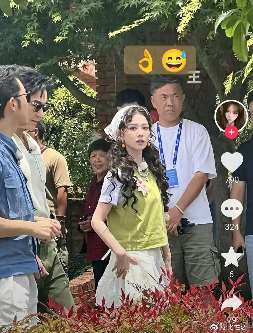 路人镜头下的白鹿这生图状态什么水平