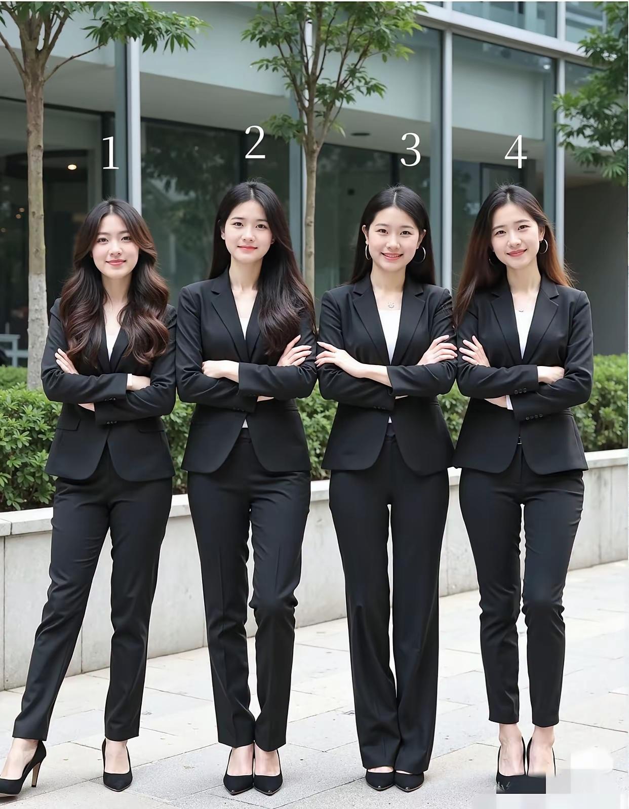 四位女生，以你的审美，几号适合娶回家？