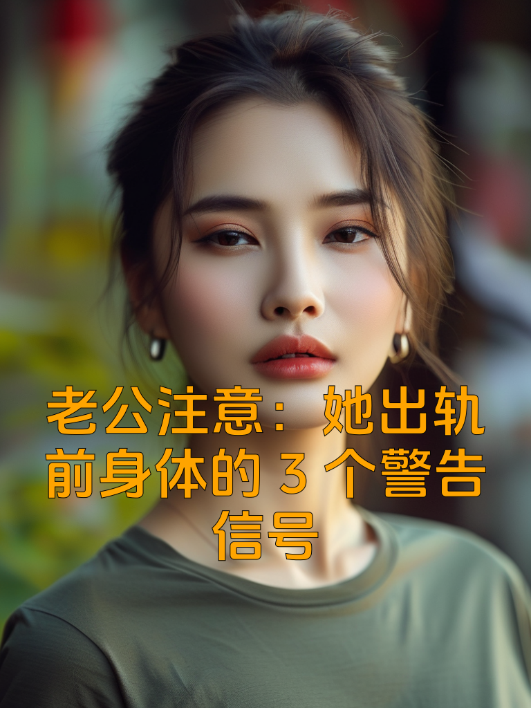 老公注意：她出轨前身体的3个警告信号