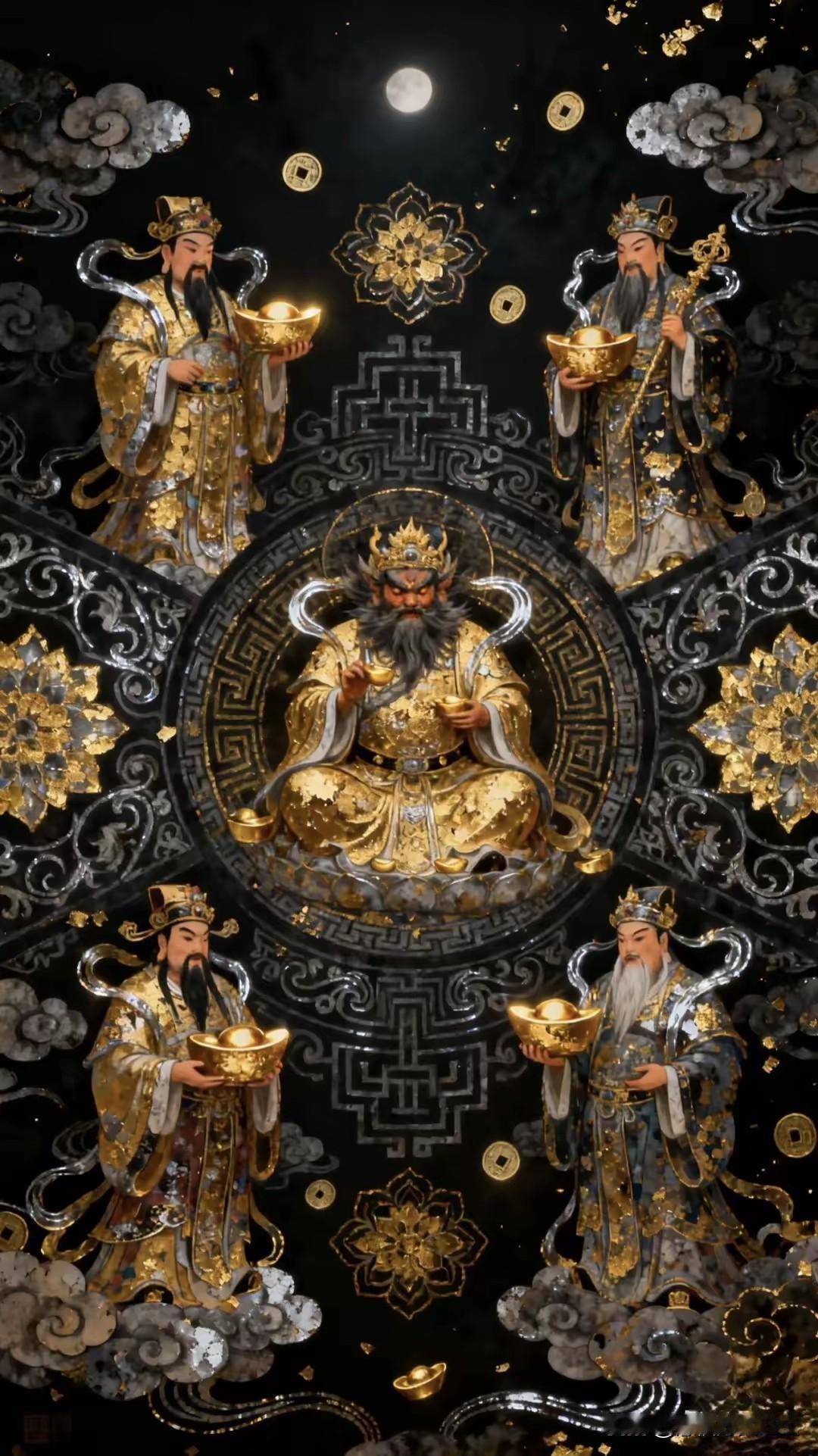 接五路财神。一路发发发[比心][红包][招财进宝