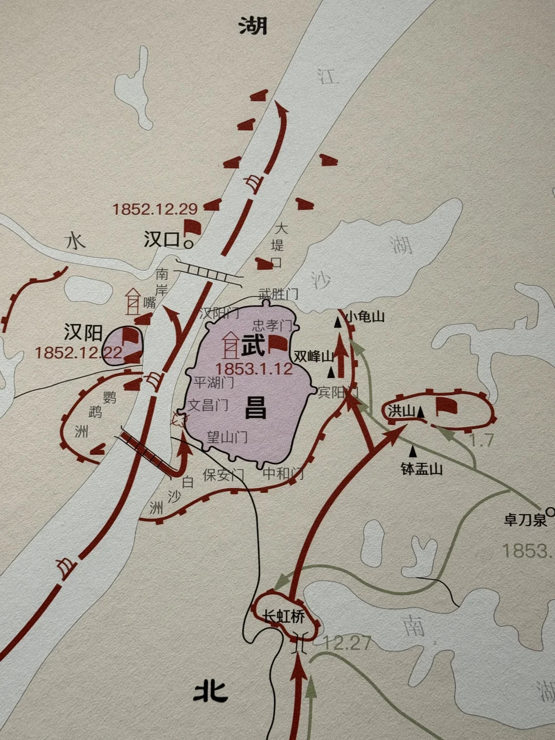 武汉的沙湖100年多前这么大吗？