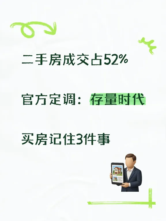 官方定调存量时代！买房记住这3件事