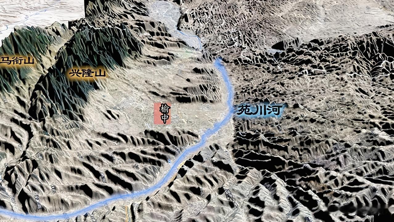 都说榆中县号称小兰州，看这张3D地形图，感觉此言非虚啊。兰州有山也有平原，平原