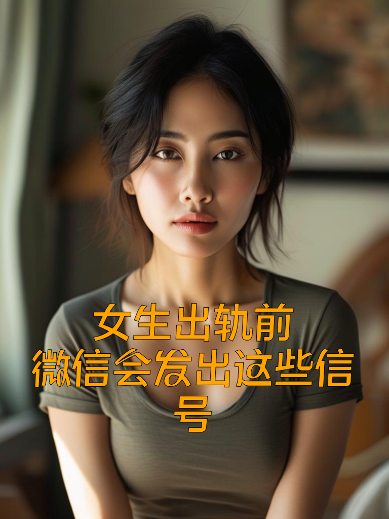 女生出轨前，微信会发出这些信号