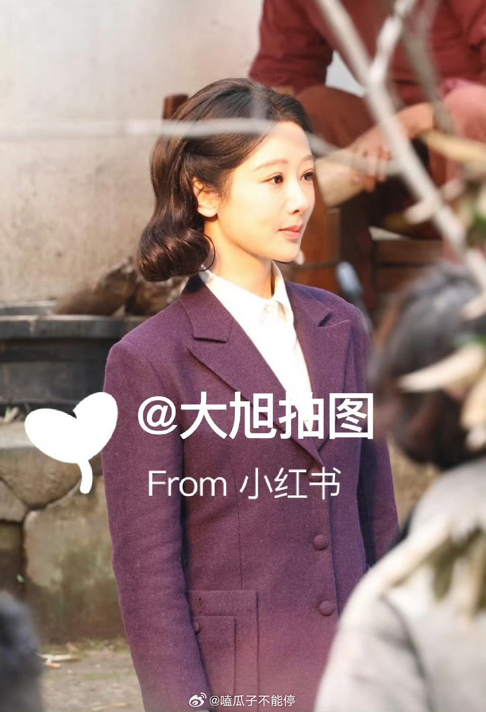 杨紫新剧这套紫衣服也很好看，有气质但不老气