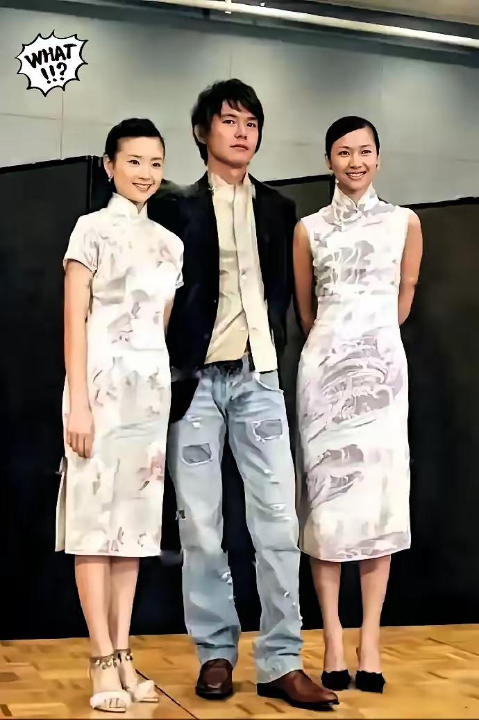 老照片，许大小姐真不如董洁上镜，气质和仪态都普通，可能脑子有货即有才华吧