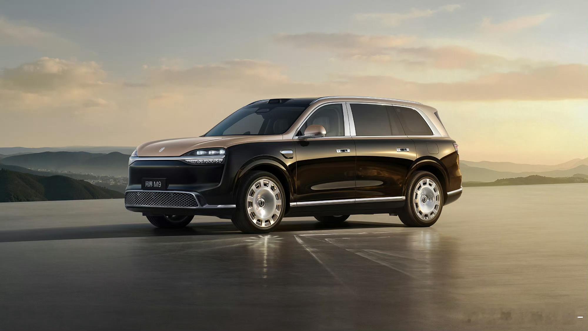 问界M9实车4月24日亮相北京车展北京车展看点十足，问界M9实车亮相，同时公布