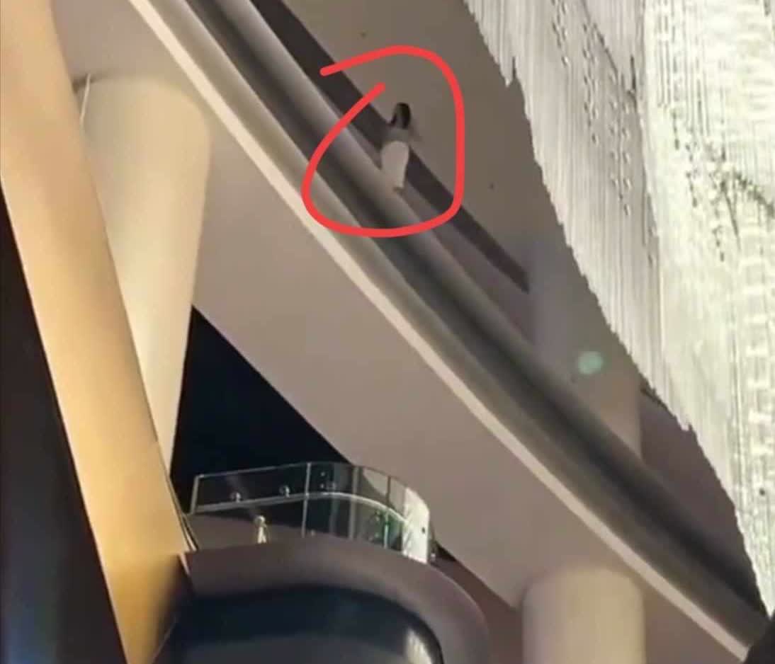 女子输光积蓄欲跳楼，赌场陷阱引争议，轻生瞬间警员冲上前在澳门金沙赌场，一