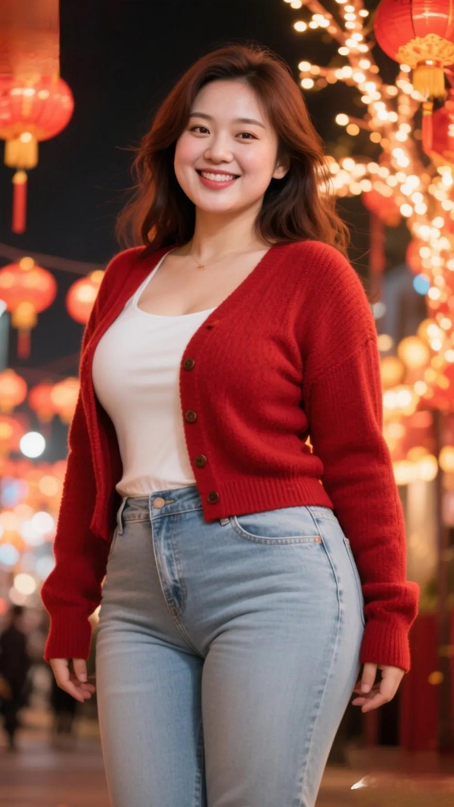 上句：张灯结彩送旧岁，盼请下联火树银花接新春。