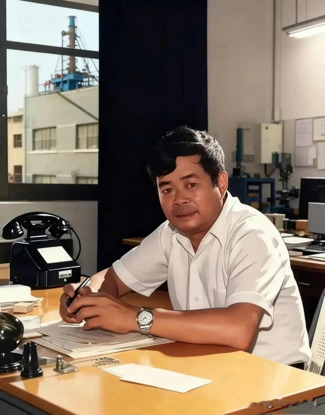 亿万富翁企业家曹德旺。30岁的时候正干着采购员的工作。​