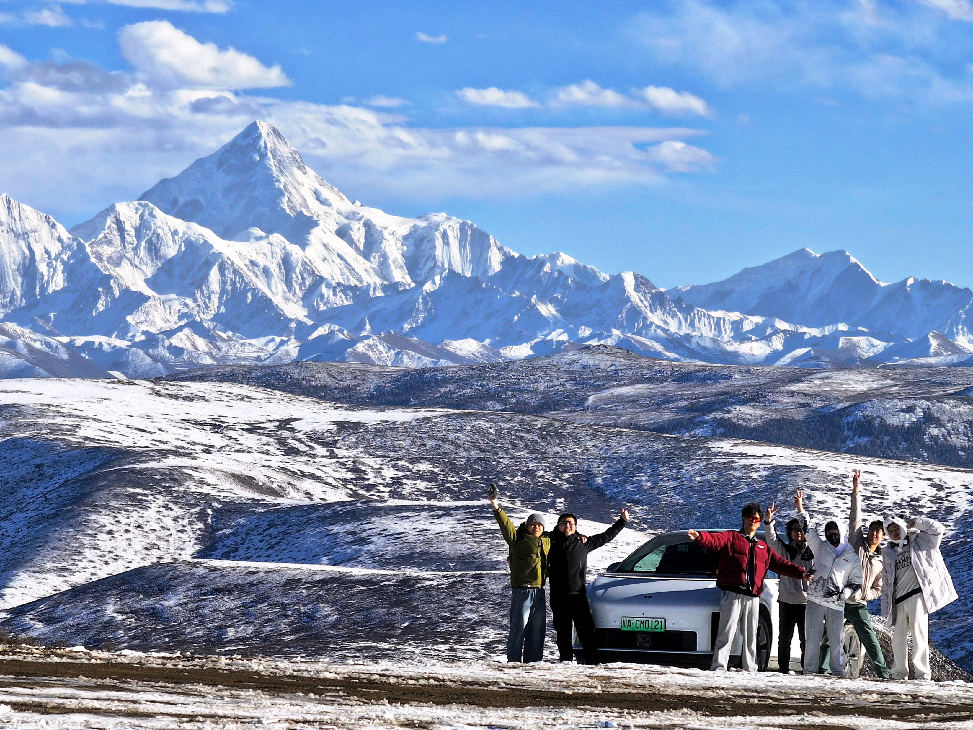 你无法想象4300米的泡面有多好吃。康定·高尔寺神山