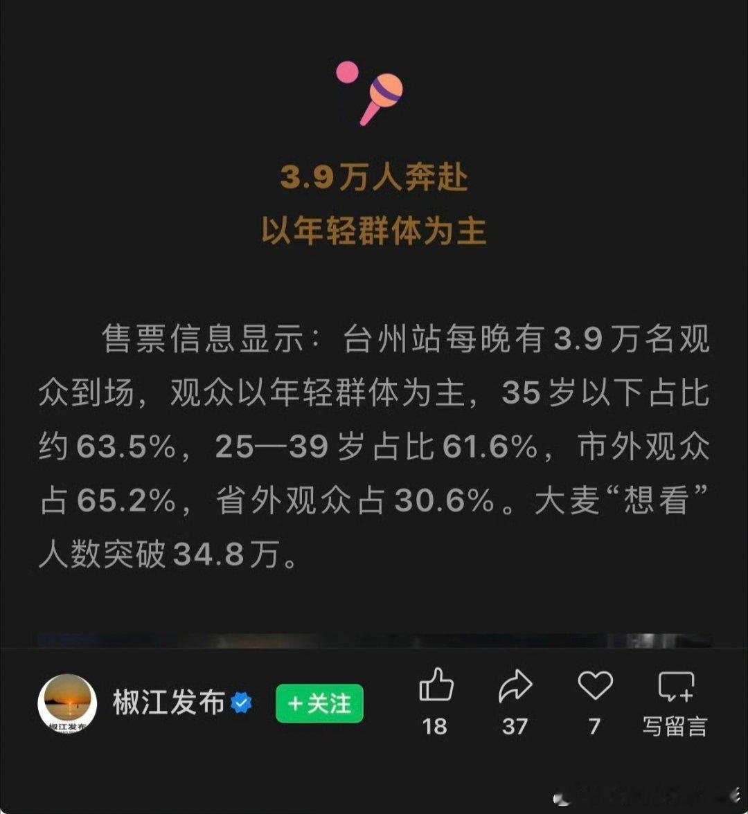 周深台州演唱会台州那个小破体育场都塞了近四万人啊内场又是塞无可塞了吧数据也很有