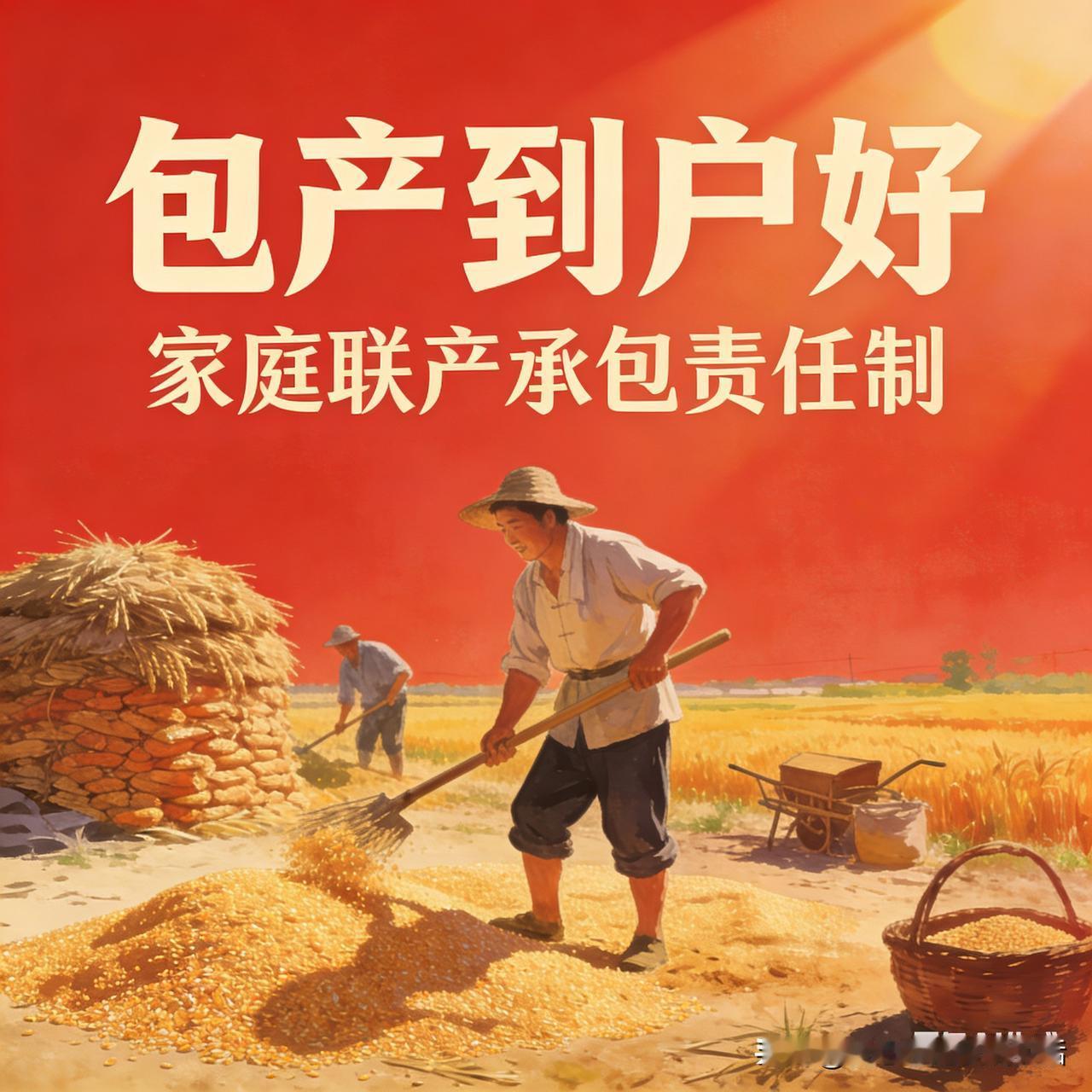 现在总有人拿“包产到户40多年了，农民咋还没富起来”说事，看似有理，其实就是抬杠