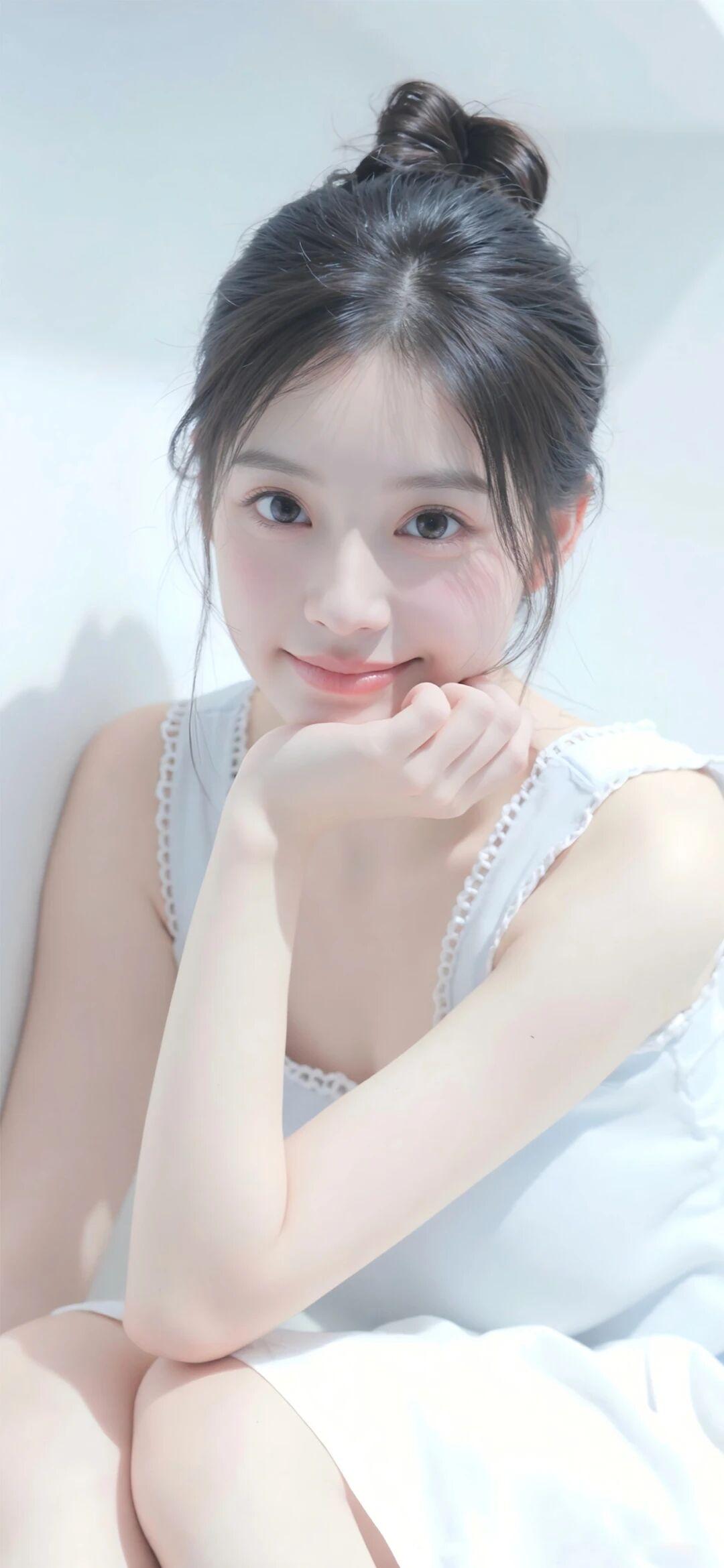 Share|微笑小姐姐壁纸，看一眼心情都变好了