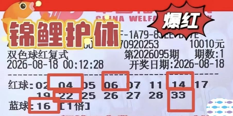 运气来的时候挡也挡不住，这张第95期福彩双色球的复式彩票就属于这种性质。这一张