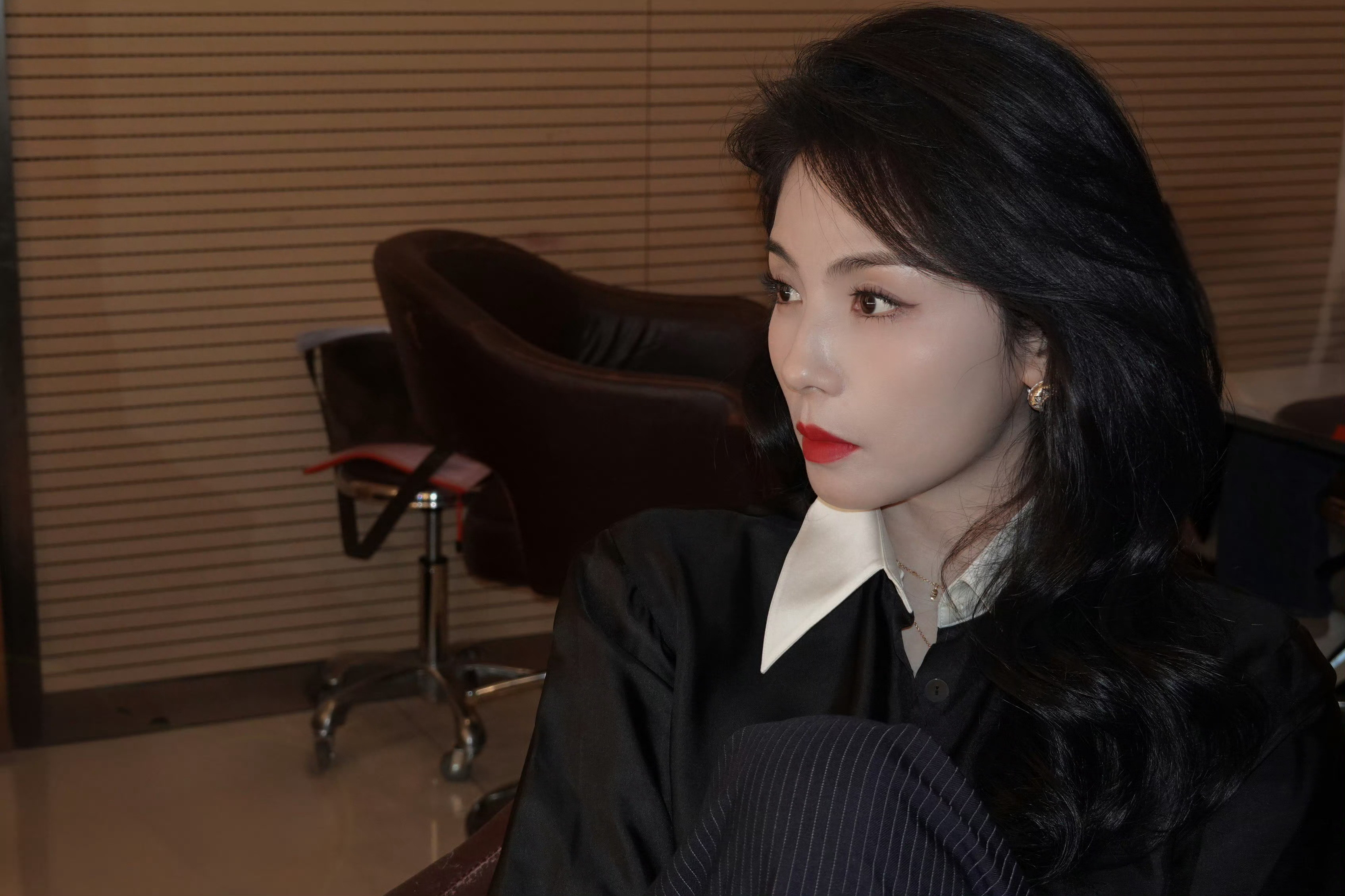 刘涛的坐姿，藏不住一点