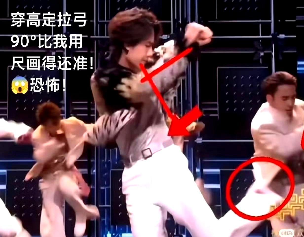 央视后台都得清场，就因为他跳了一段舞。他和郭富城同台，几十个人里，镜头一切