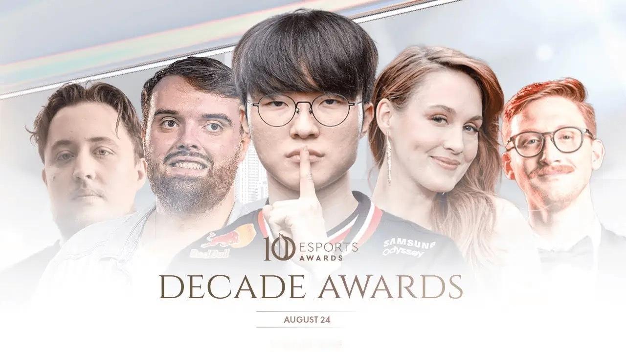 EsportsAwards公布电子竞技10年来最佳PC选手：Faker获奖！来