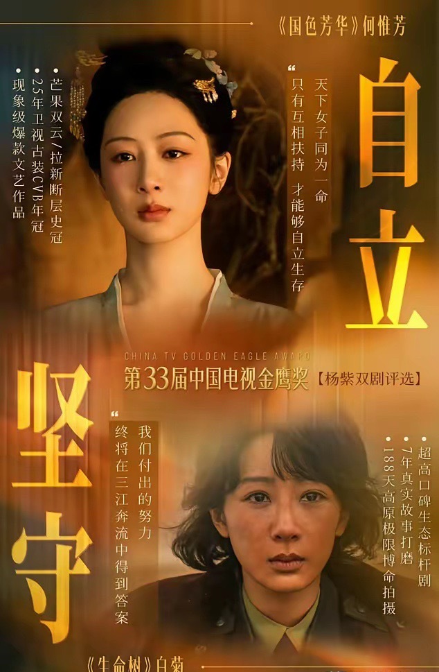 一部剧入围了所有配角，偏偏把一番大女主踢出了局。杨幂主演的《生万物》，最佳剧集
