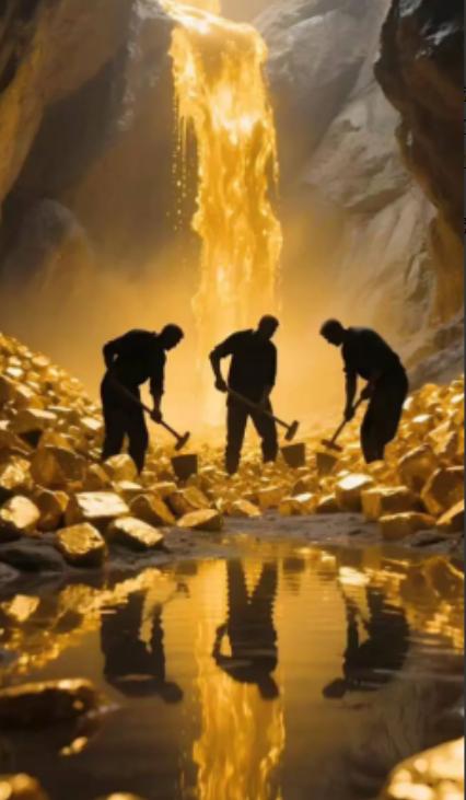 为开采地下金矿，每天用6000吨冰浆降温。全球最深的金矿已经挖了4.2公里，底下